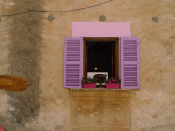 Fenster in der Normandie