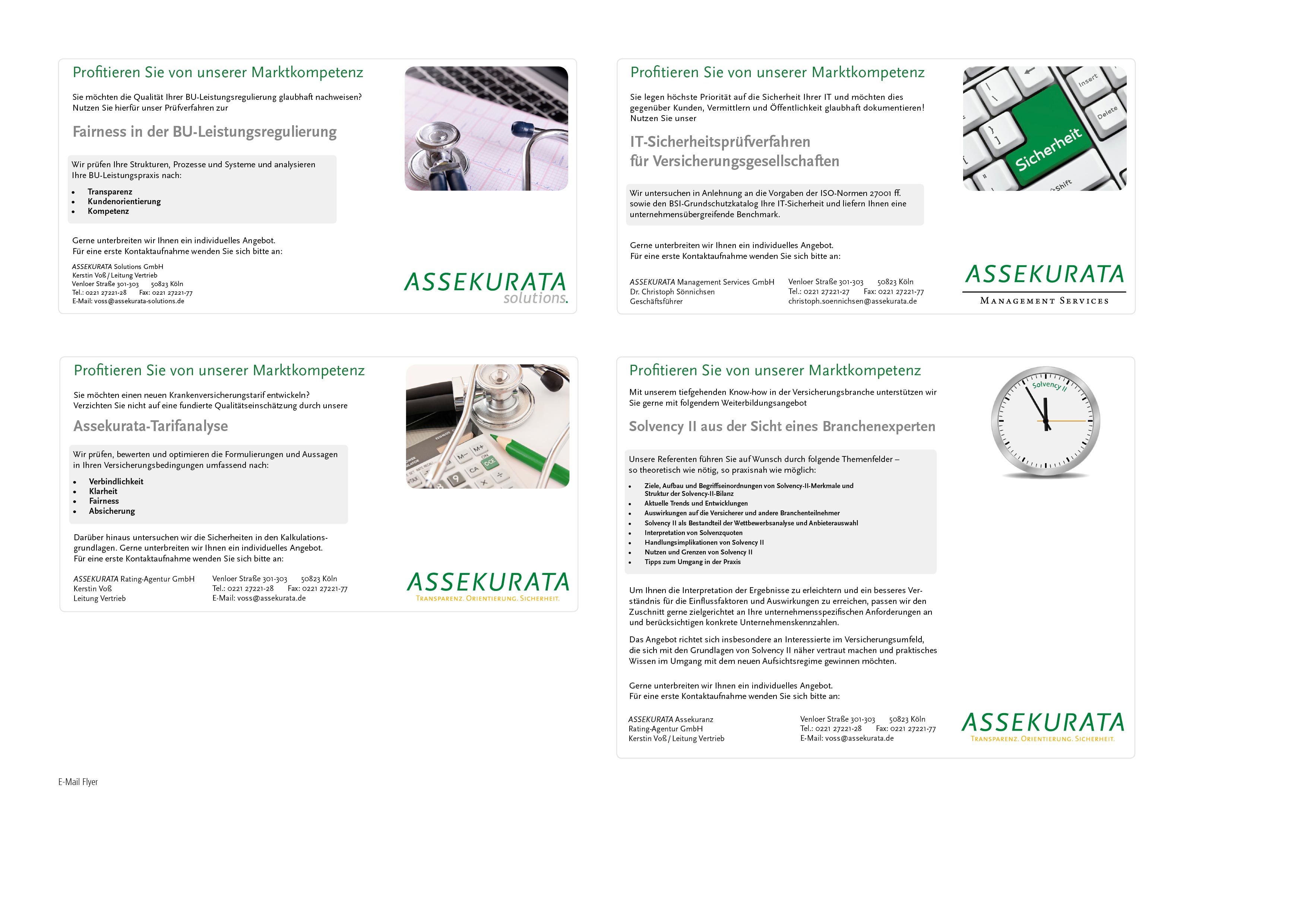 Assekurata E-Mail Flyer